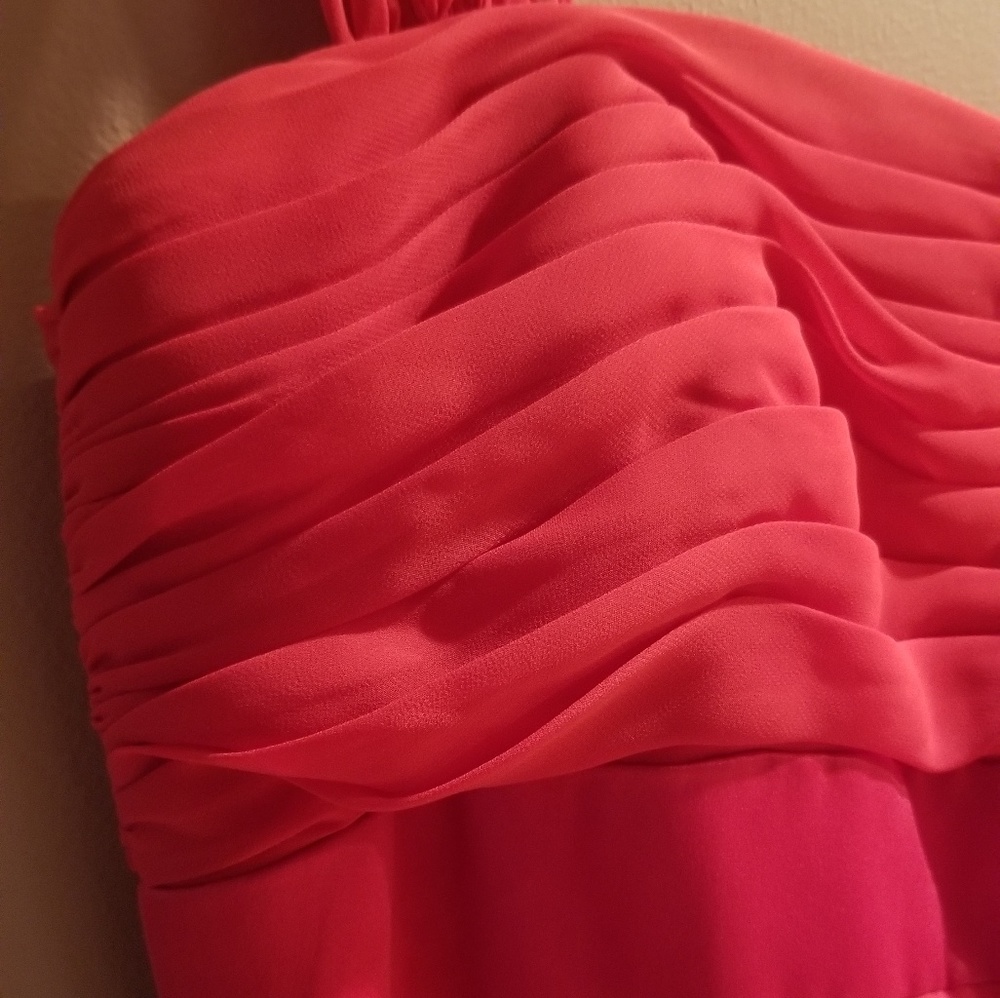 B2 Red Tea Length Dress - Picture 3 of 4